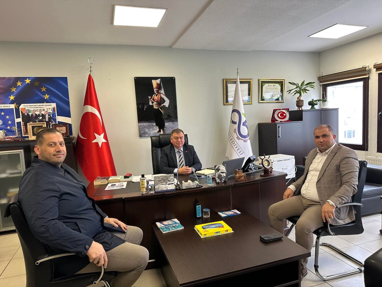 Belediye Başkan Yardımcısı Güner Çetin’e yapılan ziyaret